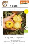 Fleischtomate "Old Yellow Candystripe" - Solanum lycopersicum (Bio-Samen)